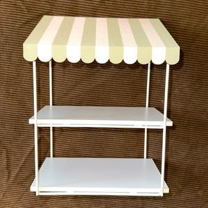 Target Green and White Striped Canopy Shelf